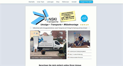 Desktop Screenshot of junski-transporte.de